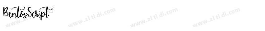BentosScript字体转换