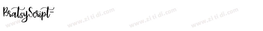 BratsyScript字体转换