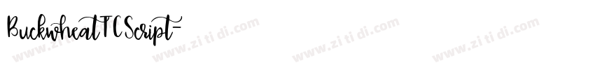 BuckwheatTCScript字体转换