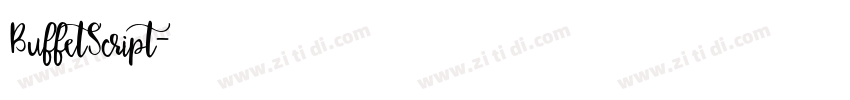 BuffetScript字体转换