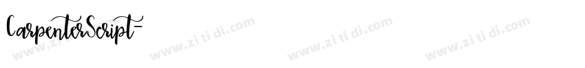 CarpenterScript字体转换
