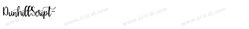 DunhillScript字体转换 DunhillScript字体转换