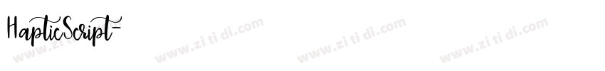 HapticScript字体转换