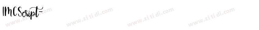 IMCScript字体转换