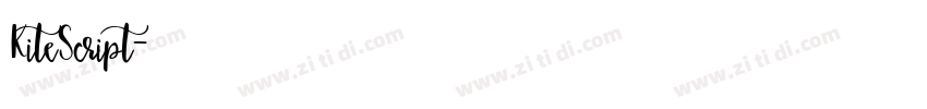 KiteScript字体转换