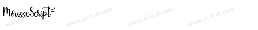 MousseScript字体转换