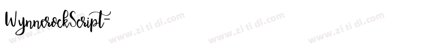 WynnerockScript字体转换