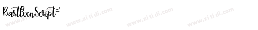 BartleenScript字体转换