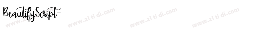 BeautifyScript字体转换