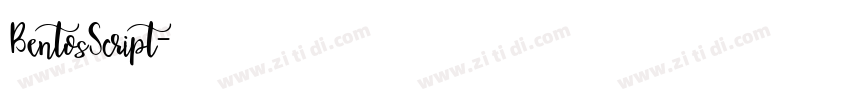 BentosScript字体转换