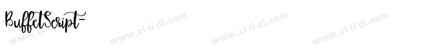 BuffetScript字体转换