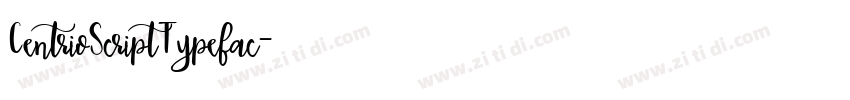 CentrioScriptTypefac字体转换