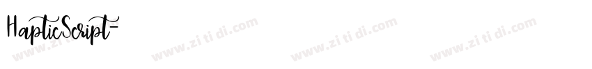 HapticScript字体转换