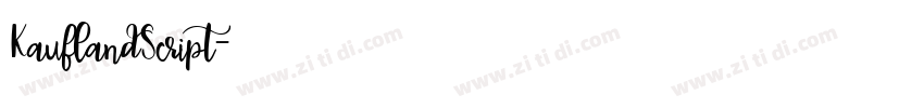 KauflandScript字体转换