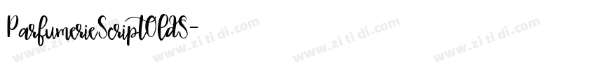 ParfumerieScriptOldS字体转换 ParfumerieScriptOldS字体转换