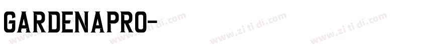 GARDENAPro字体转换