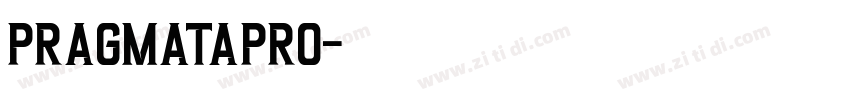 PragmataPro字体转换