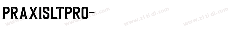 PraxisLTPro字体转换
