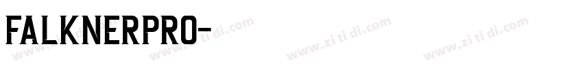 FalknerPro字体转换