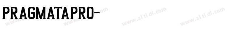 PragmataPro字体转换