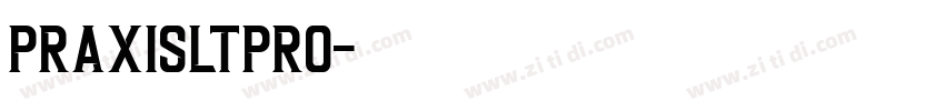 PraxisLTPro字体转换