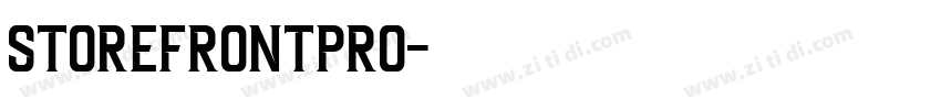 StorefrontPro字体转换