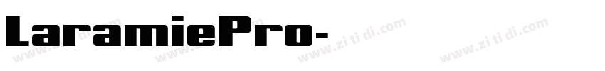 LaramiePro字体转换