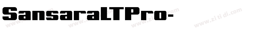 SansaraLTPro字体转换