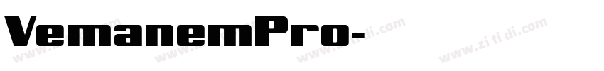 VemanemPro字体转换