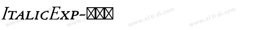 ItalicExp字体转换