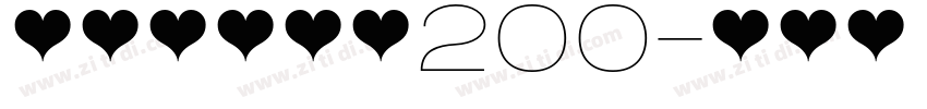 张海山锐线体200字体转换