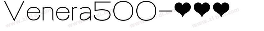 Venera500字体转换