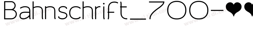 Bahnschrift_700字体转换
