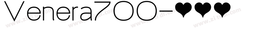Venera700字体转换