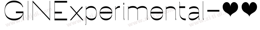 GINExperimental字体转换