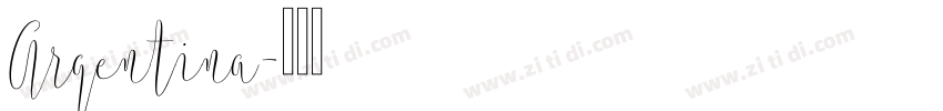 Argentina字体转换