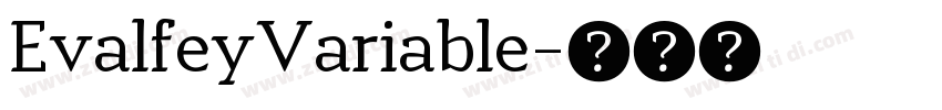 EvalfeyVariable字体转换 EvalfeyVariable字体转换