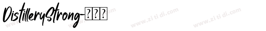 DistilleryStrong字体转换