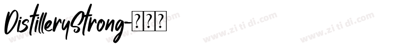 DistilleryStrong字体转换