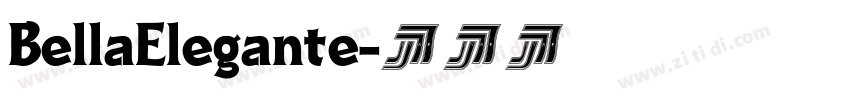 BellaElegante字体转换