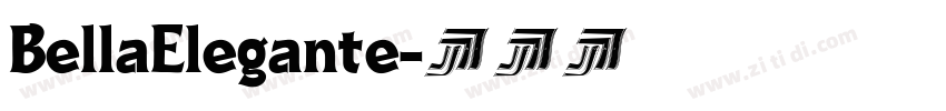 BellaElegante字体转换