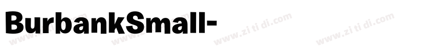 BurbankSmall字体转换