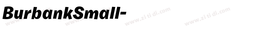 BurbankSmall字体转换