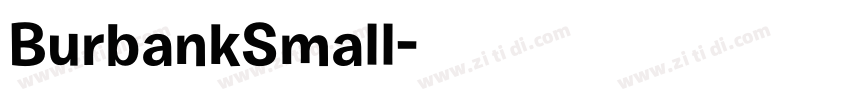 BurbankSmall字体转换