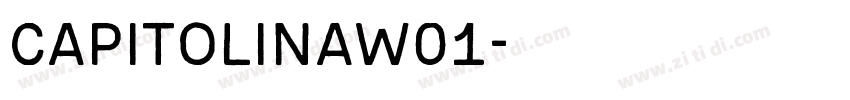 CapitolinaW01字体转换