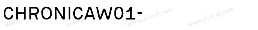 ChronicaW01字体转换