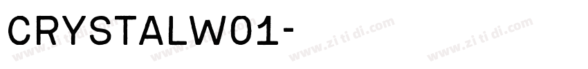CrystalW01字体转换