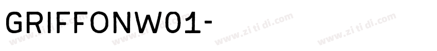 GriffonW01字体转换