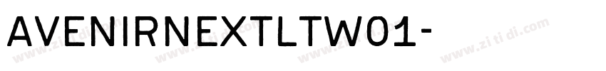 avenirnextltw01字体转换