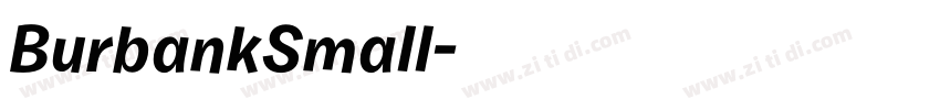 BurbankSmall字体转换